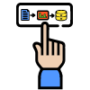 Ícono datos y servicios